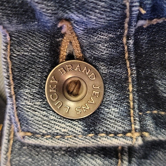 Lucky Brand Sweet'N Low bootcut denim blue jeans stretch Size 4 / 27 Ankle EUC… - Picture 8 of 8